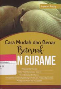 Cara Mudah dan Benar Beternak Ikan Gurame