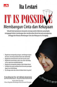 It Is Possible : Membangun Cinta dan Kekakayaan