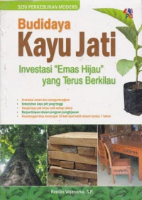 BUDIDAYA KAYU AJTI: Investasi 