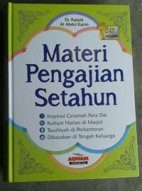 Materi Pengajian Setahun