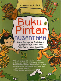 Buku Pintar Nusantara : Peta, Budaya & Pariwisata, Sumber Daya Alam dan Data 34 Provinsi Lengkap