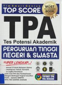 Top Score TPA , Tes Potensi Akademik Perguruan Tinggi Negeri & Swasta