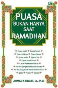 Puasa Bukan hanya Saat Ramadhan