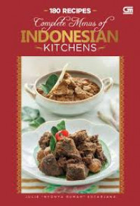 Image of 180 Recipes Complete Menus of Indonesian Kitchens