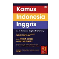 Kamus Indonesia - Inggris (Soft Cover)